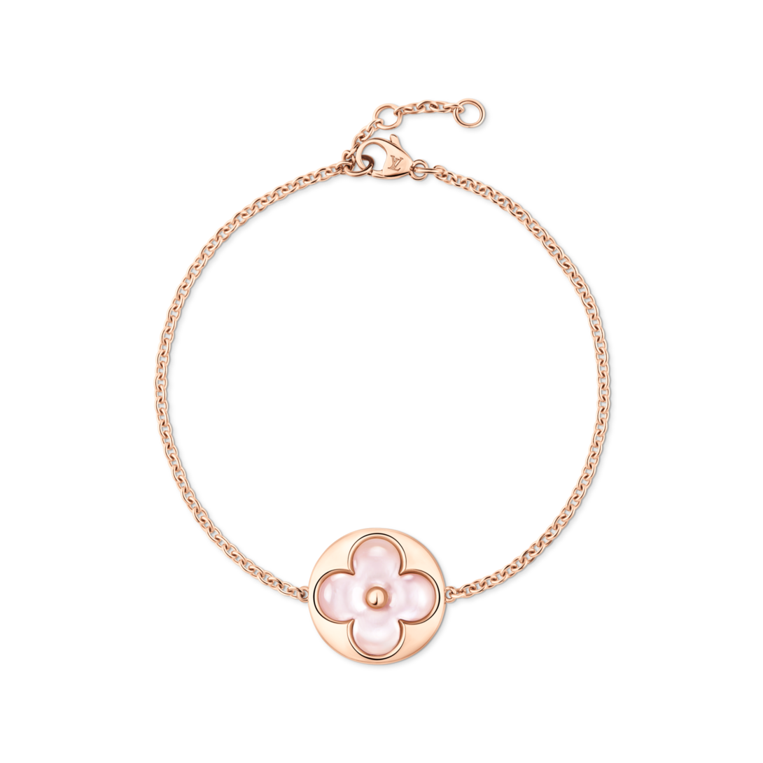 Louis Vuitton ブレスレット Color Blossom M Sun Bracelet, Rose Gold and Pink Mother-of-Pearl